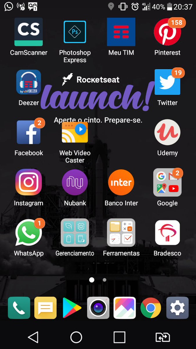 Semana #rocketseatlounch eu to acompanhando.. <a href="/rocketseat/">Rocketseat | Aprenda IA e programação</a>