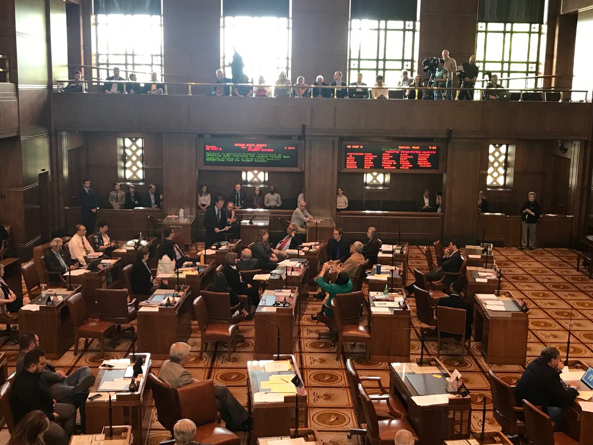 ccwestling's tweet photo. The Oregon Senate just took a historic step in approving monumental investments in early childhood and K-12 education. As a Mom with kids entering our public schools in 2020 and 2022, I am thankful we're finally "putting our money where our hearts are." ⁦⁦@PPSConnect⁩ https://t.co/qzzcXy1V01
