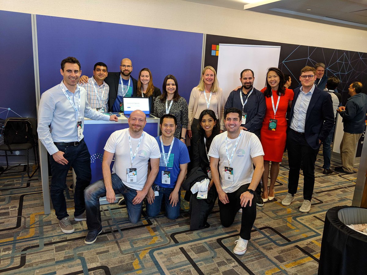 evmpapi's tweet photo. Great to see the ecosystem is alive and well— and very interested in @goquorum’s roadmap. @cmoyall gave an amazing talk on JPMCoin— and @sfalah joined @marcmercuri to talk Azure Blockchain Service with Quorum.
#BuiltOnQuorum #Microsoft #JPM https://t.co/n4UBAY81k5