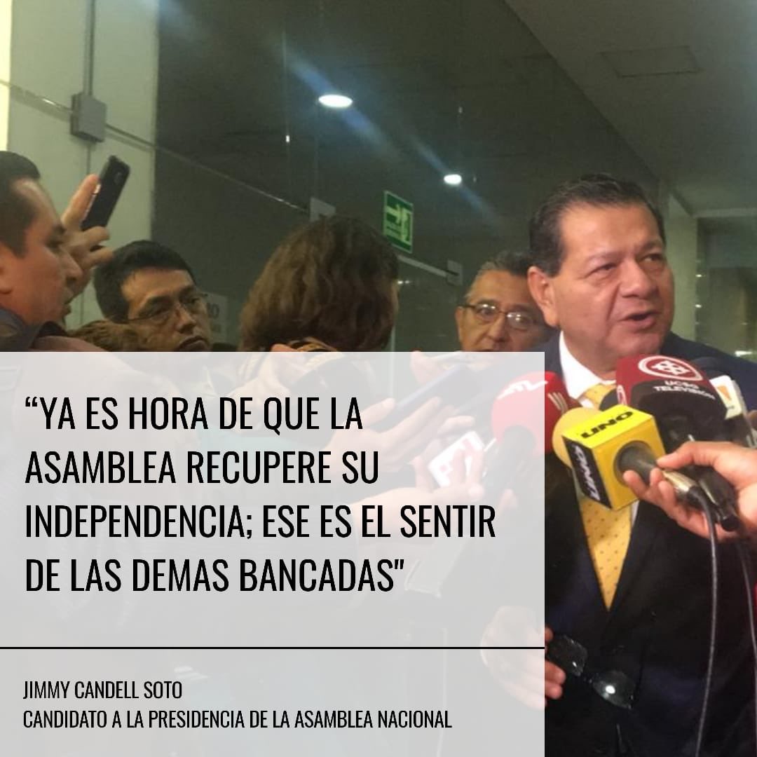 JimmyCandell's tweet photo. "Es hora que la Asamblea recupere su independencia y ese es el sentir del resto de bancadas", dice Jimmy Candell, candidato a la Presidencia de la Legislatura por el Bloque de Integración Nacional que agrupa a partidos de minoría.@AsambleaEcuador https://t.co/naV2F4udEr