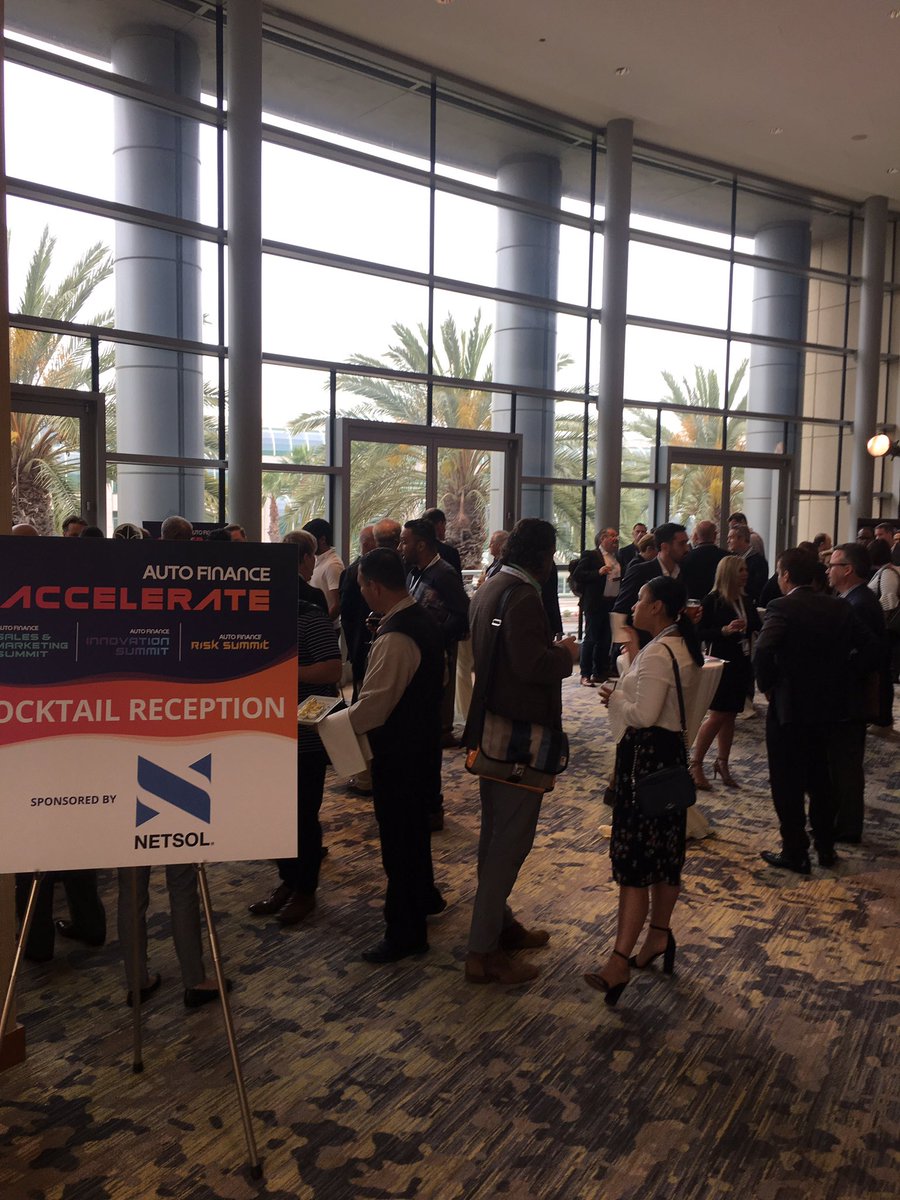 Closing out a strong start to #afaccelerate19 with a reception sponsored by <a href="/NETSOLTech/">NETSOL Technologies</a>!