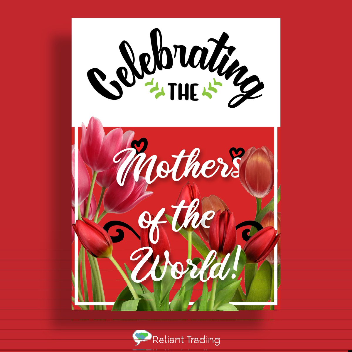 ReliantTrading's tweet image. Celebrating all the mothers of the world with this decorative floral themed card #design.

Rich reds and a variety of fonts are used to make the design easier on the eye and more exciting.

Let us know what you think of this design
#MothersDay #MothersLoveIsReal #MothersDaygifts