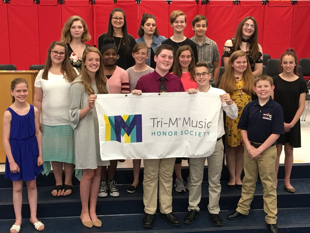 Congratulations to our newest Tri-M officers and inductees of Junior Chapter 6316! Thank you again to our graduating 8th graders for all of your hard work and dedication throughout the years. You all are truly Modern Music Masters! <a href="/smms_tri/">Tri-M Chapter #6316</a> @SprMill_Strings <a href="/NancyMelonas/">Nancy Melonas</a> <a href="/NAfME/">nafme</a>