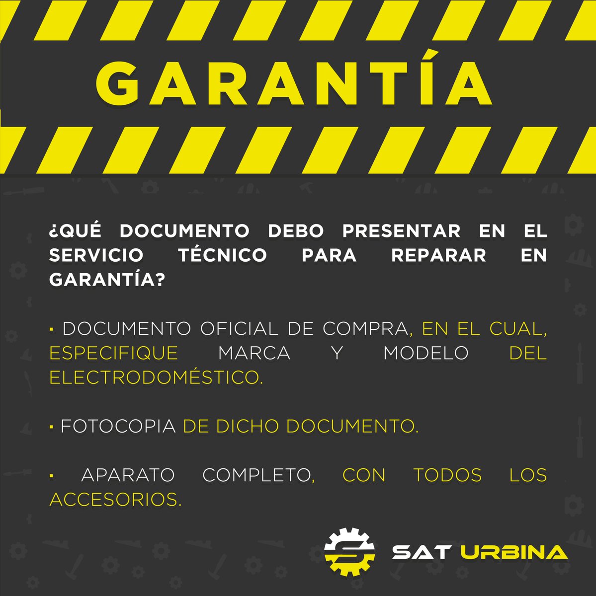 SatUrbina's tweet photo. ¿Sabes qué documentos necesitas para reparar tu aparato en garantía?
#SAT #ServicioTecnico #garantia #ocu #sevilla #electrodomesticos #reparacion #SatUrbina #cliente #informacion #taurus #aeg #Electrolux #solac #bosch #philips #krups #tefal #moulinex #rowenta #avent #PAE #saeco https://t.co/VpizcOR87P