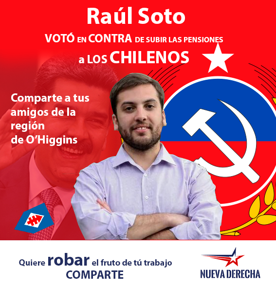 antizurdo30's tweet photo. QUE LA REGION DE OHIGGINS SE ENTERE @Raul_Soto1 https://t.co/NQj5SkmKlu