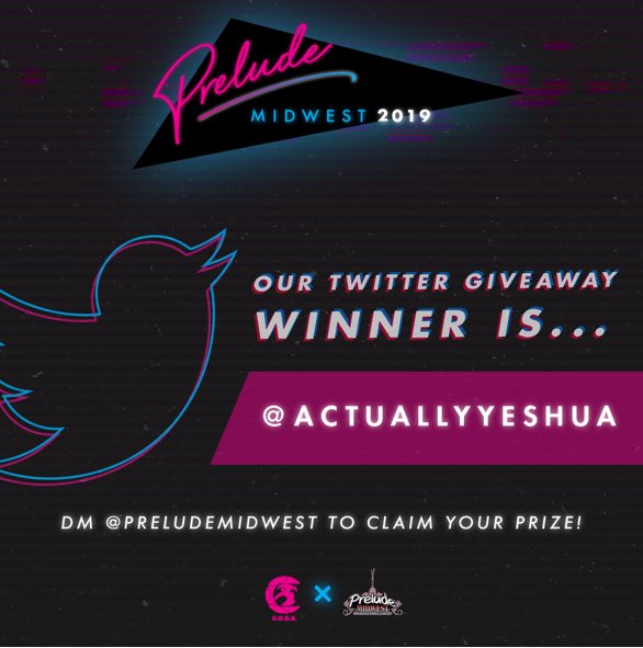 Congratulations to our winner <a href="/ActuallyYeshua/">ᵕ̈</a> !! 😏😜 DM us to claim your prize! See you at #PreludeMW2019 #May18