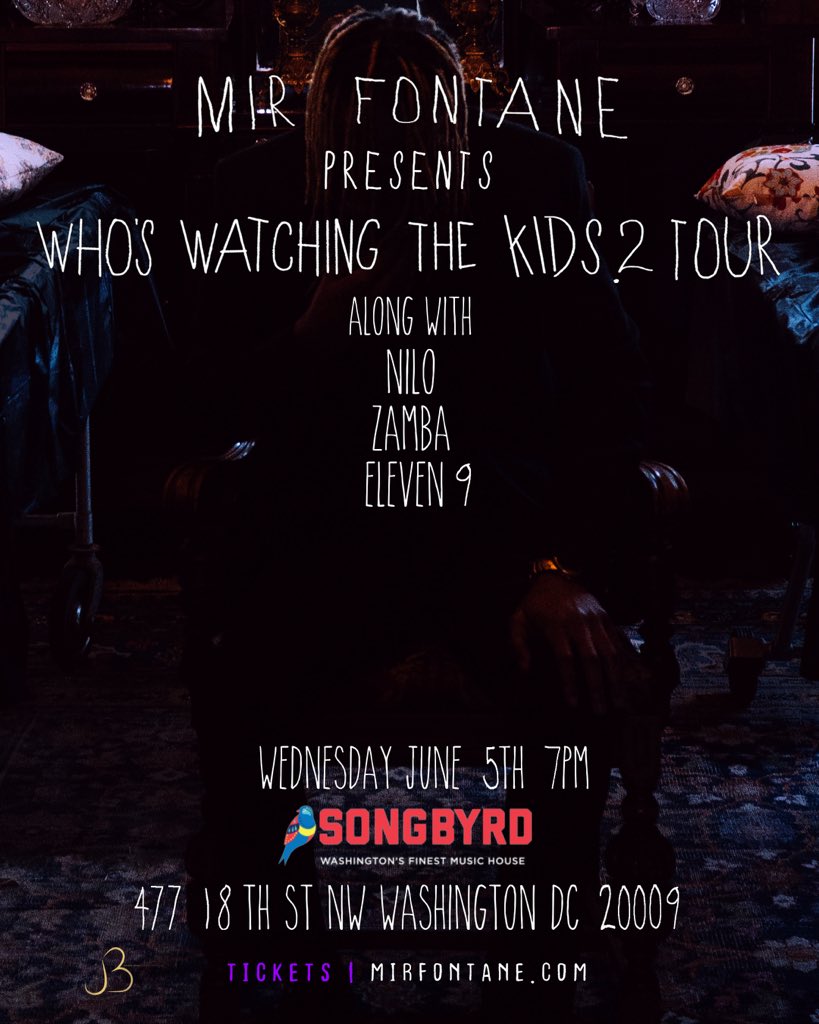 GldnCommunity's tweet photo. #JustAnnounced Catch @MirFontane in DC June 5th performing live at @SongbyrdDC ! Tickets at https://t.co/72OR9du0y7! https://t.co/mCsum00geT