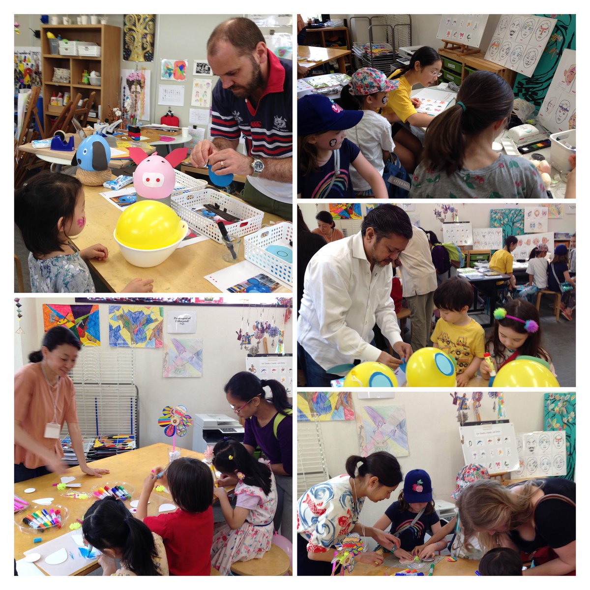 MSTokyoArt's tweet photo. A big THANK YOU to all the parents and students that helped me in the art studio during the spring fair! #MSTart #MSTkindness #MSTbeauty https://t.co/DLwZOiHseV