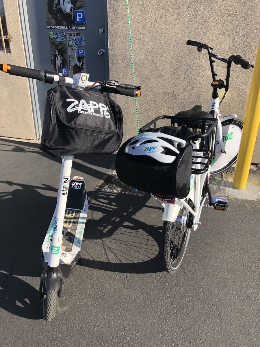 ZappRideShare's tweet photo. Zapp RideShare: the only in-app e-vehicle rental company providing adjustable helmets and designated parking for Tempe, AZ. https://t.co/M8nPeuHtNq