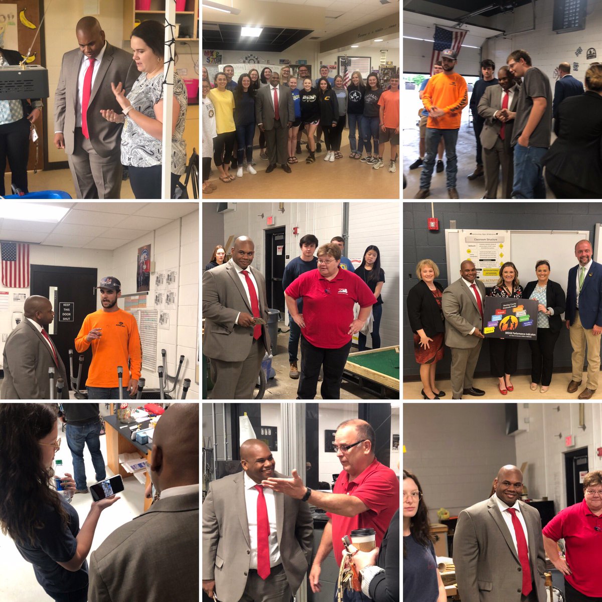 ScottCoAsstSupt's tweet photo. To say that our students and staff impressed today would be an understatement! Thank you to KY Commissioner of Education, Dr. Wayne Lewis for your visit today! #TheFCExperience #FCSMoments #GoGetIt https://t.co/cZJ3BVB7Kt
