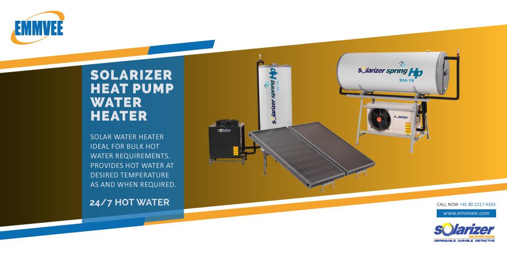 Emmvee_Group's tweet photo. The Solarizer heat pump solar water heater is a perfect fit for place-specific water heating requirements with uncompromising water heating.
Follow us: https://t.co/eXVhaEYqOr
#solar #solarizer #GoSolar #RenewableEnergy #MakeInIndia https://t.co/P0DmwHV29U