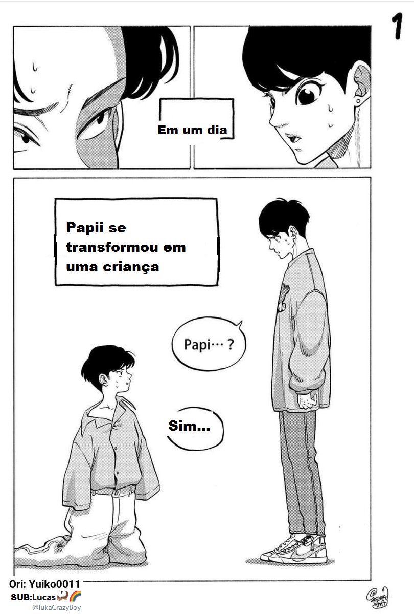 lukaCrazyBoy's tweet photo. A fanfic art foi tirada da @Yuiko0011 só traduzir meio por cima para os babiis brasileiro💚👶
Fanfic art (mini papii ) Parte 1
#Tumcial #Offjumpol  #OffGun #KaiThird #ourskyytheseries #theoryoflove #GunAtthaphan https://t.co/rc75J0Y5x1