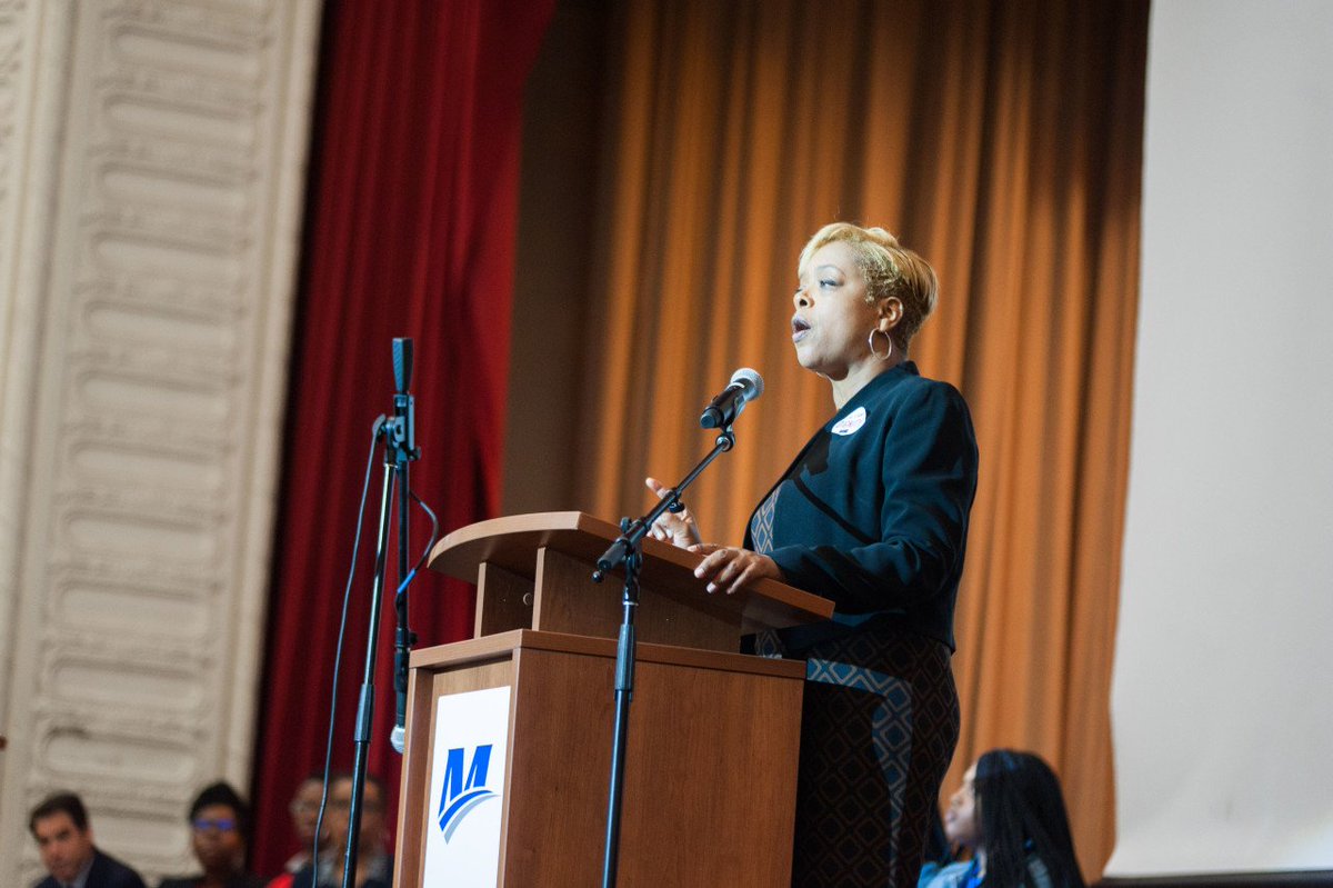 mastery_schools's tweet photo. “One thing I’m going to do is what I’ve always done; to be a fighter for schools that work. Mastery works and there’s no question about it.” @cindybassphilly
Thank you for attending the Mastery Accountability Assembly and for your support. #MasteryAction #MasteryVotes #PhlEd https://t.co/XFzgrAGHh5