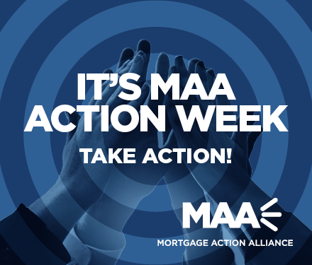MBAMortgage's tweet photo. ICYMI: Today was the first day of #MAAActionWeek, hosted by the Mortgage Action Alliance. MAA Action Week is a national, industry-wide campaign aimed at growing our grassroots ranks. Participate at https://t.co/8Sj3UtnKw0, or check back here all week for daily Calls to Action. https://t.co/65Py6rcFbh