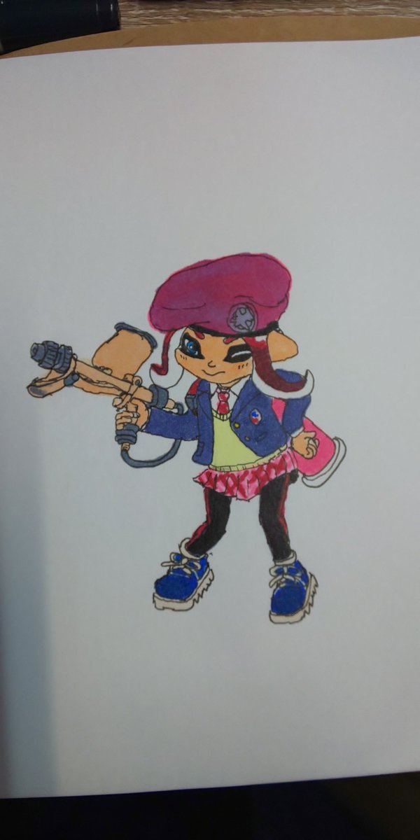 アサデンカムイ2 タコガール モンゴウベレー スクールブレザー シャークモカシン モデラーpg スプラトゥーン2 Splatoon2 Nintendoswitch イラスト スプラトゥーン絵 お絵かき T Co Lfqfzhdru7 Twitter