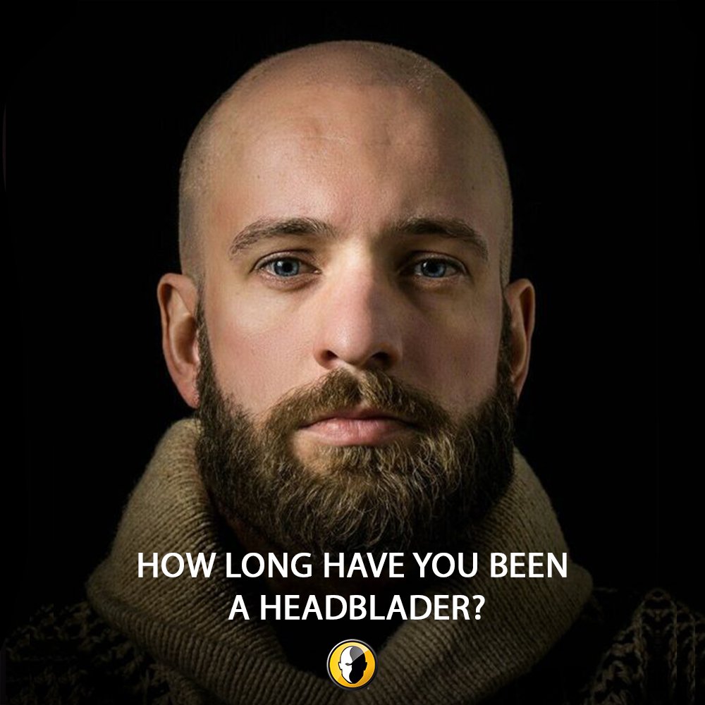 HeadBlade's tweet photo. If you have not tried HeadBlade, let us know how long you have been shaving your head for in the comments below. For the HeadBladers out there, you know what to do! #headblade #headbladers #headshaver #skullshaver https://t.co/bFndftyUxk