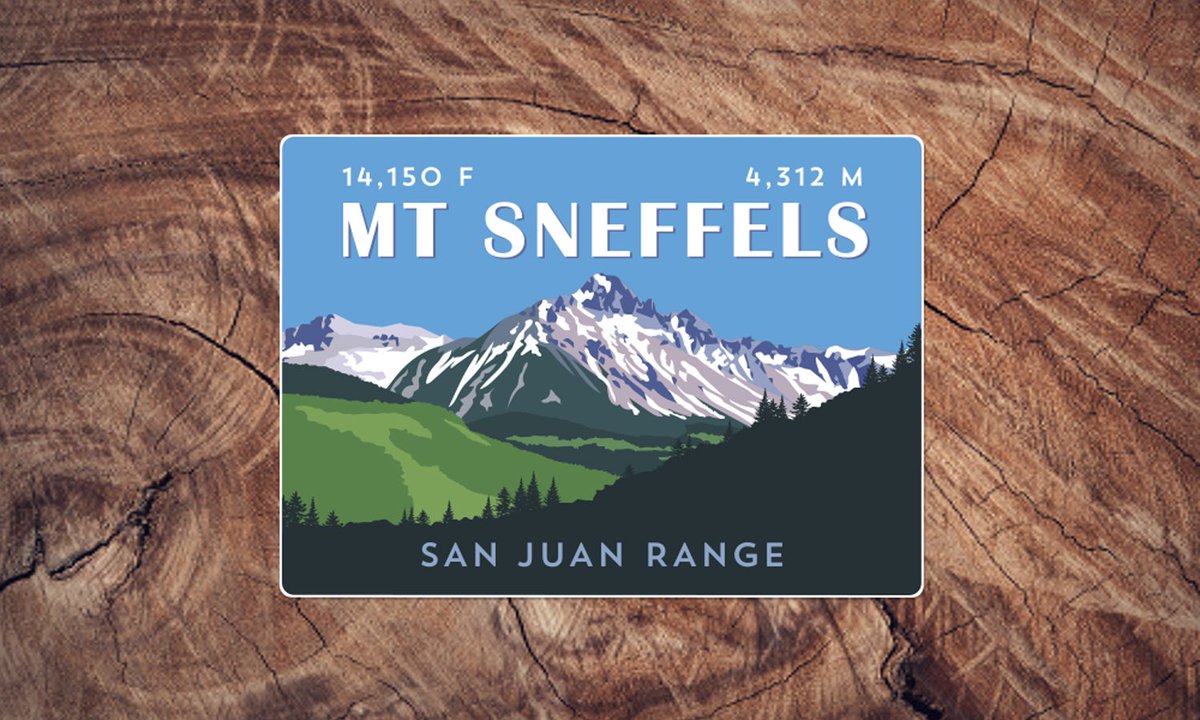 HinterlandShop's tweet photo. Check out our new Mount Sneffels illustration!
.
Available now as a sticker and magnet.
.
#14er #colorado #hiking #mountains #neverstopexploring #getoutsode #design #illustration #sneffels https://t.co/WEFcGyLIC7