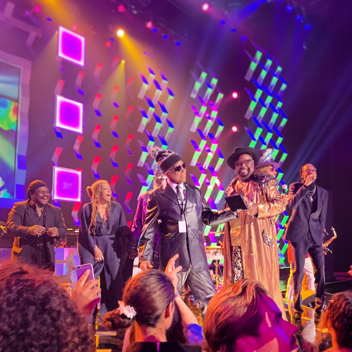 LBFunkFest's tweet photo. Congratulations to @george_clinton and #parliamentfunkadelic for the Grammy Lifetime Achievement Award!  Well deserved for creating such a fantastic world of the P Funk cosmos for generations to enjoy.  #onenationunderagroove https://t.co/fwtOr6PAmY