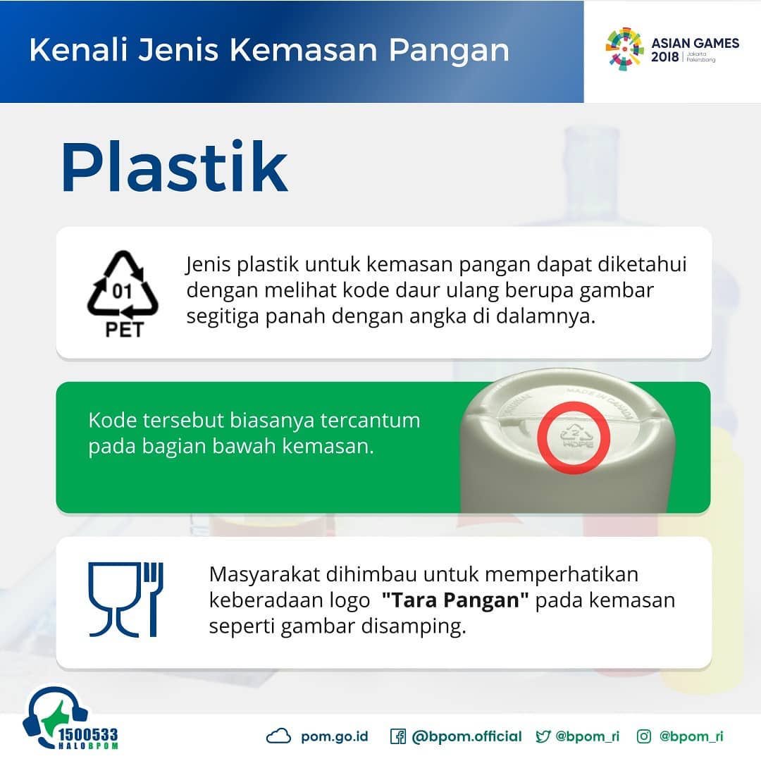 Kenali jenis kemasan pangan!

Pastikan keberadaan logo tara pangan dan jenis plastik kemasan pangan dapat diketahui dengan melihat kode daur ulang berupa angka 1, 2. 3, 4, 5, 6 , dan 7. Apa maknanya? 

<a href="/blogdokter/">dokterMade</a>