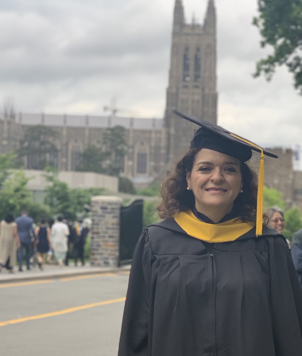 Very memorable Mother’s Day graduating from @DukeU @CRTP_DukeSOM Masters in Health Science Program! Inspiring speakers like @Lisa_M_Borders who not only inspired me, but inspired my kids too! #Duke2019