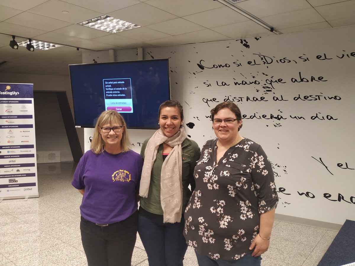 ysapymimbi's tweet image. Great roundtable w/ #LasMadresdelAgileTesting 🙌 @janetgregoryca @melthetester @testingUY #TestingPy #swnatPy