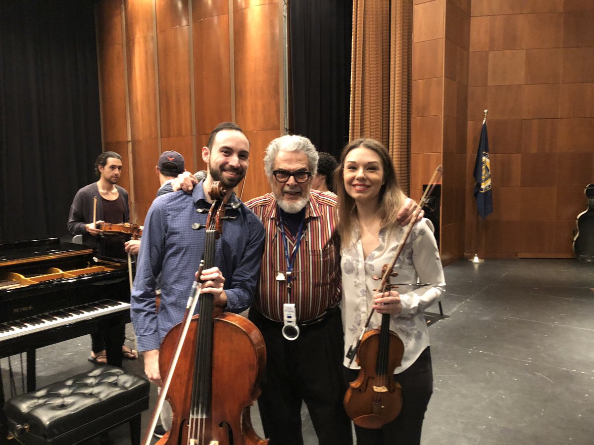 S_U_Duo's tweet photo. Love this man, love his music. We had a fantastic time playing with #LeonFleisher this weekend. https://t.co/4rWjqIX1LS