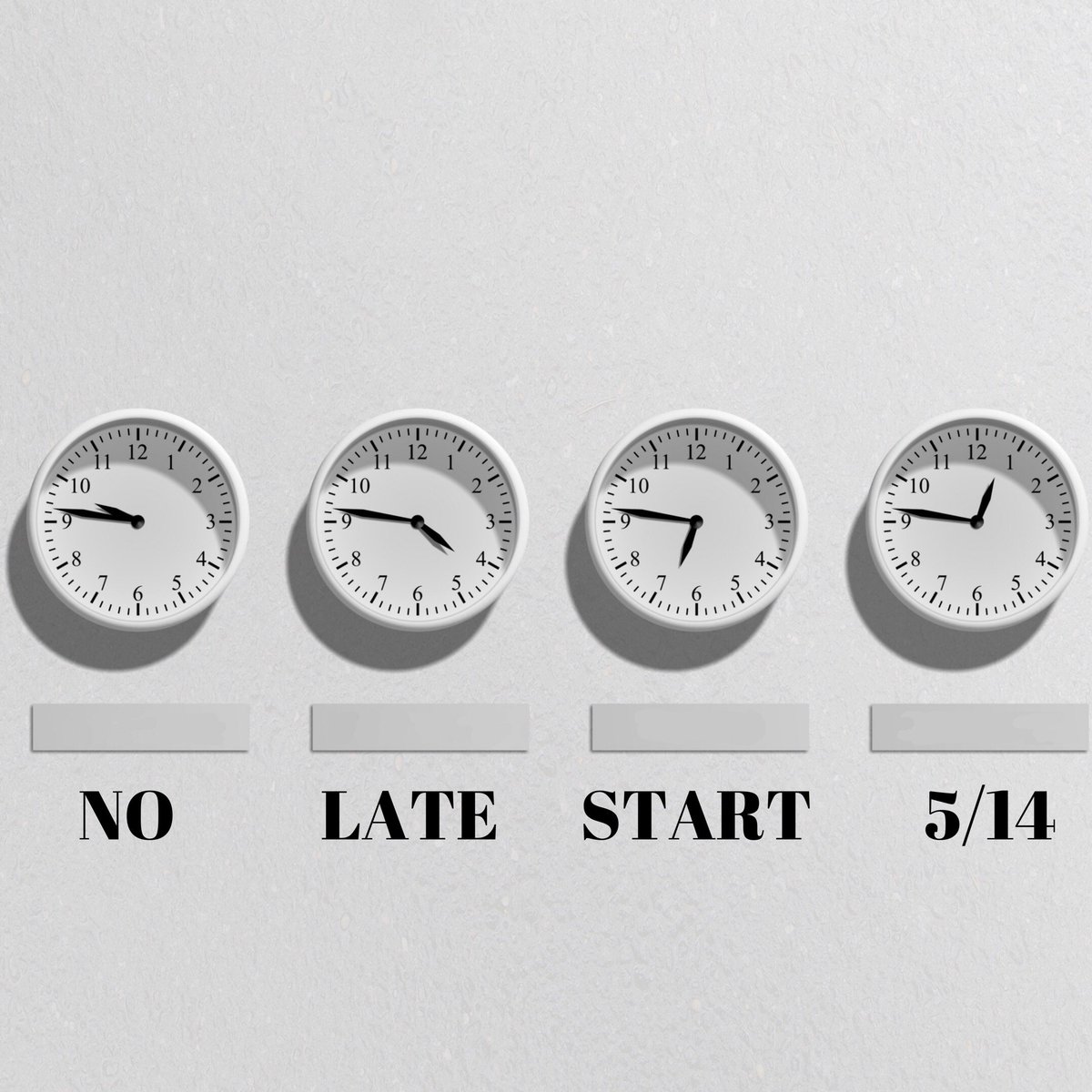 With the end of the school year just around the corner, make sure your alarm is set for the right time so you don’t get a tardy! NO LATE START TOMORROW!  #khigh4life #EngageEducateEmpower -MP