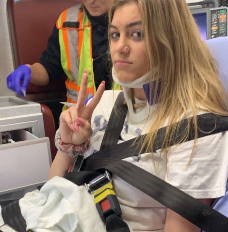 Seen countless accidents on the racetrack and thankful every time a driver walks away. Tonight I count my blessings closer to home. #SeatBeltsSaveLives