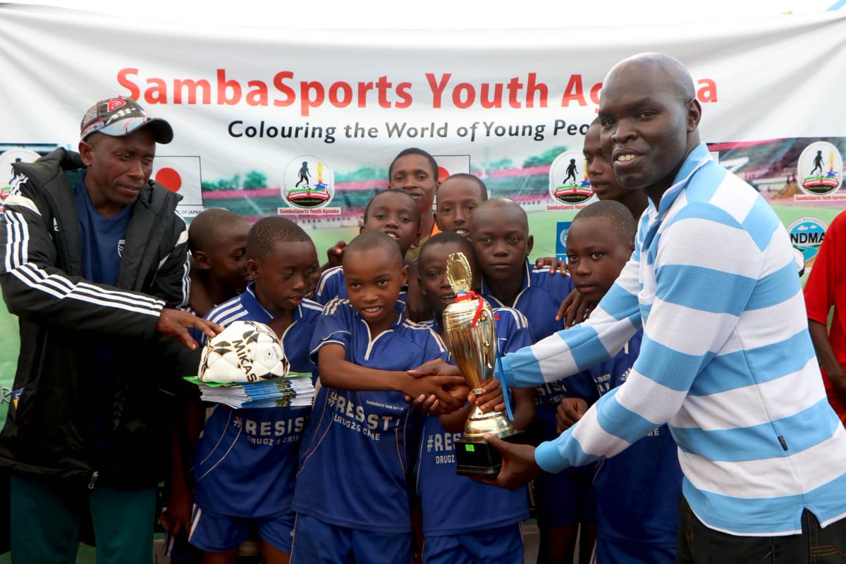 GOLINI CHAPTER Champions, Kwale Chapter, being Congratulated by ACC1 as they received balls, other prizes and a winners trophy.

The key message was just one:
Focus on your talent and Education,
Do not be distracted by Drugs and Substance abuse.

<a href="/BaseTitanium/">Base Titanium</a> <a href="/NACADAKenya/">NACADA Kenya</a> <a href="/KCDF/">Kenya Community Development Foundation</a>