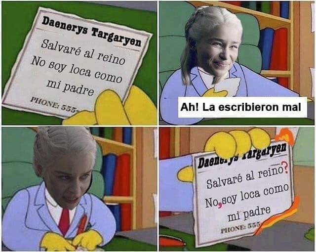 JimPrieto's tweet photo. Jajajaja Los Simpson son lo máximo #GameofThrones https://t.co/dM2VScvggr