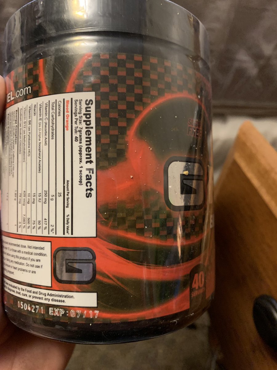 zProwl's tweet photo. @GFuelEnergy so I found my old stash of gfuel, if I have unopened tubs that expired 2 years ago are they still good 😢 https://t.co/cOIJxrhGEb