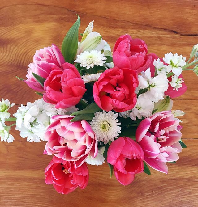 lynneaclare's tweet photo. I battled the flu all last week and it was the worst. So today I’m thankful for peony tulips and for being able to leave my house and for feeling hungry again. ☺️ #itsthelittlethings https://t.co/YGVqIhBbc2