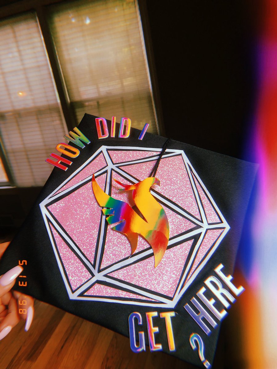 sammzoller's tweet photo. What better grad cap than the music that got me through -
thank you @odesza @ILLENIUMMUSIC 🖤 https://t.co/8CGWGZHXXO