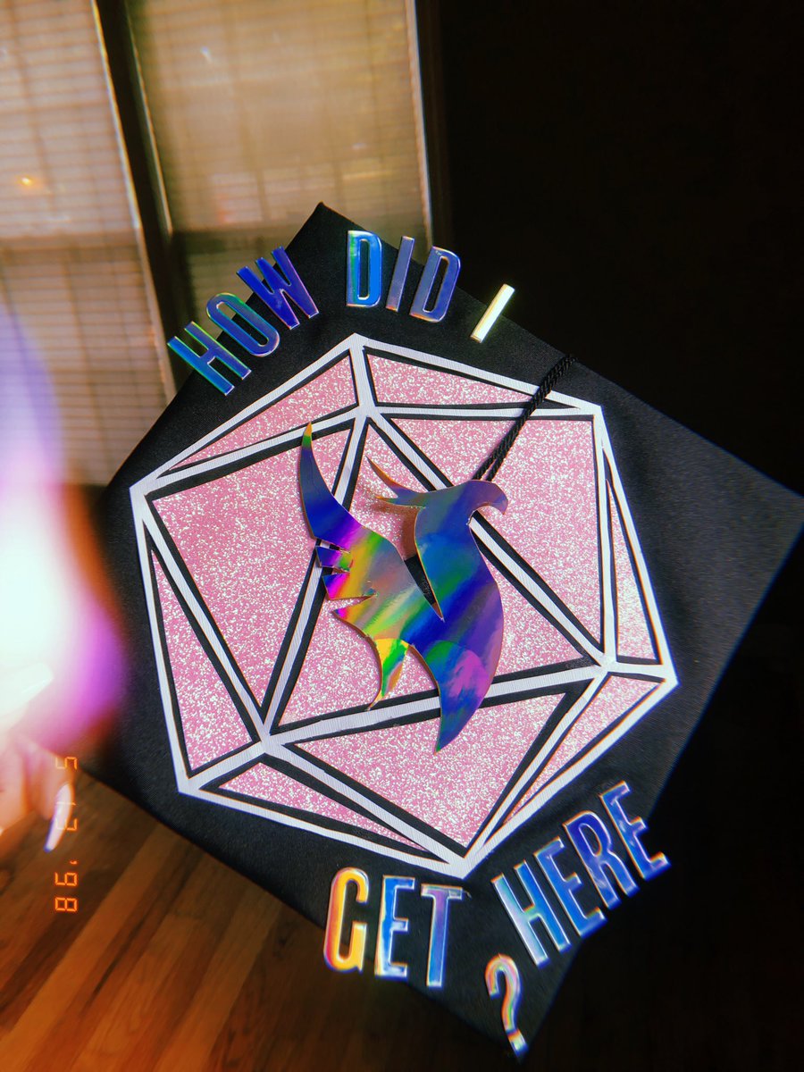 sammzoller's tweet photo. What better grad cap than the music that got me through -
thank you @odesza @ILLENIUMMUSIC 🖤 https://t.co/8CGWGZHXXO