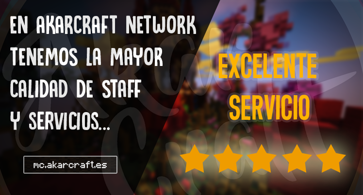 AkarCraft's tweet photo. ⭐️ | Servicio de AkarCraft

En nuestra red nos interesa que como usuario tengas una grata experiencia en todos nuestros servicios. 

Te informamos que contamos con una alta preparación en la administración y moderación para enriquecer tu estadía. 

¿Qué esperas para entrar? ☑️ https://t.co/Vr9dS8IM3N