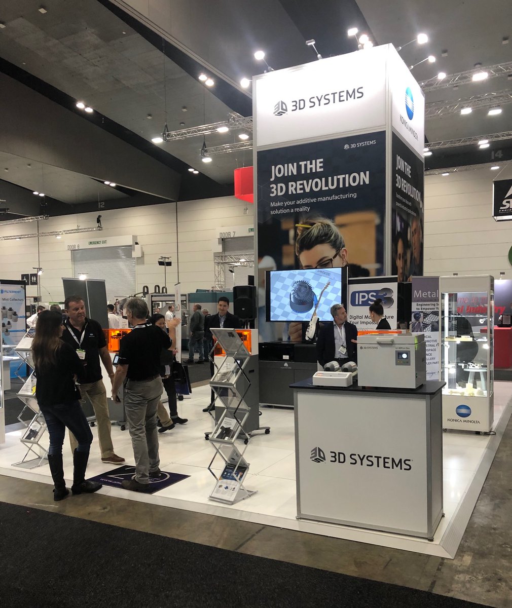 If you are in Melbourne this week &amp; interested in 3D come visit us @national manufacturing week