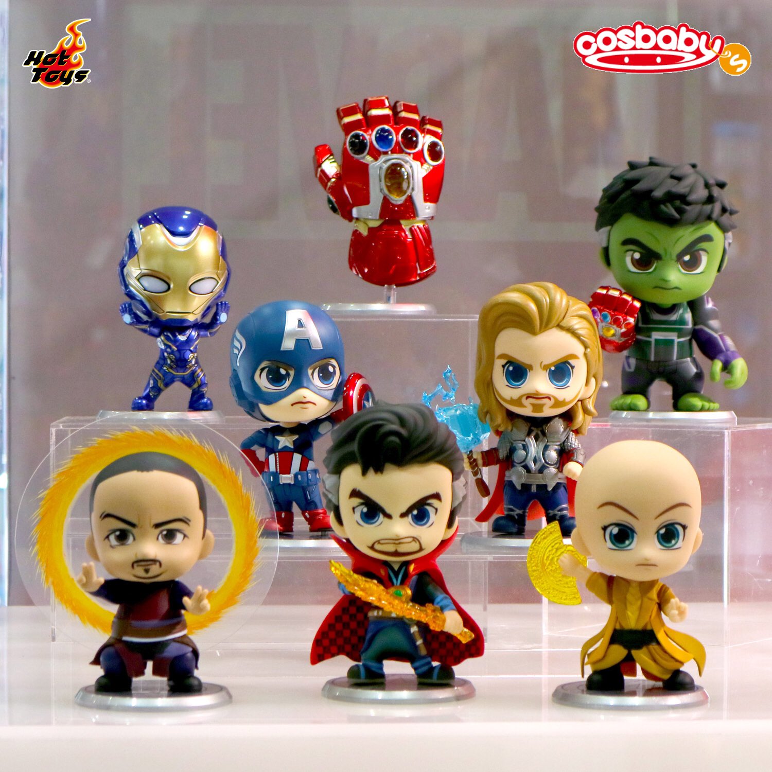 Hottoys cosbaby コスベイビー 3体セット アベンジャーズ Xメン ミニ