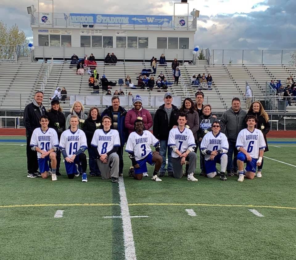 Congratulations to the class of 2019 on senior night. Great group of young men!