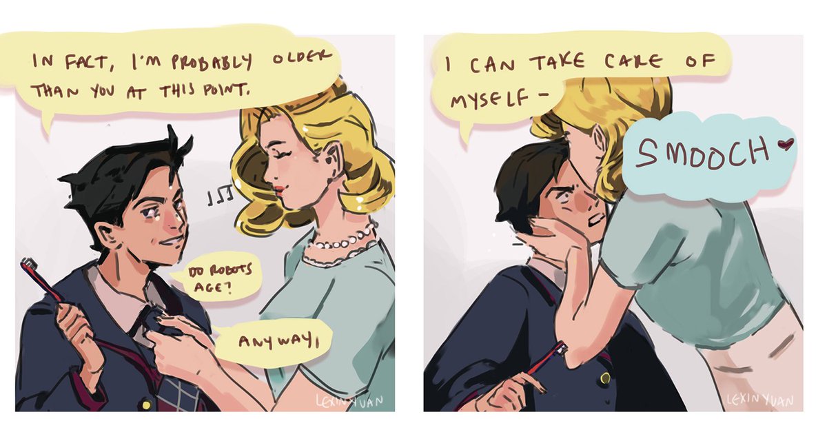Happy belated Mother's Day! No matter how old you are, you'll always b mom's little baby. (aka 5 hasn't received love and comfort for 50 yrs & doesn't know how to respond) #TheUmbrellaAcademy
