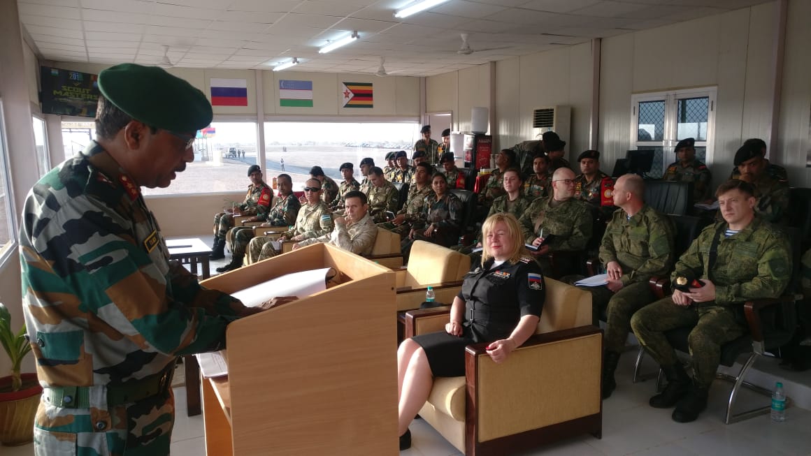 SpokespersonMoD's tweet image. Maj milestone in Mil Diplomacy. India to host &apos;Army Scouts Masters Competition&apos; of 5th Intl Army Games steered by Russia. India participating for first time. 5 stgs event scheduled for Aug 2019. Team reps including from Russia, China arrive in Jaisalmer for coord conf &amp;amp; recce