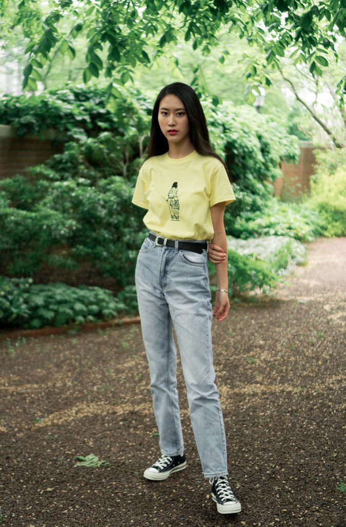 bigflameyellow's tweet photo. HEROINE tee https://t.co/tLnepSayzU