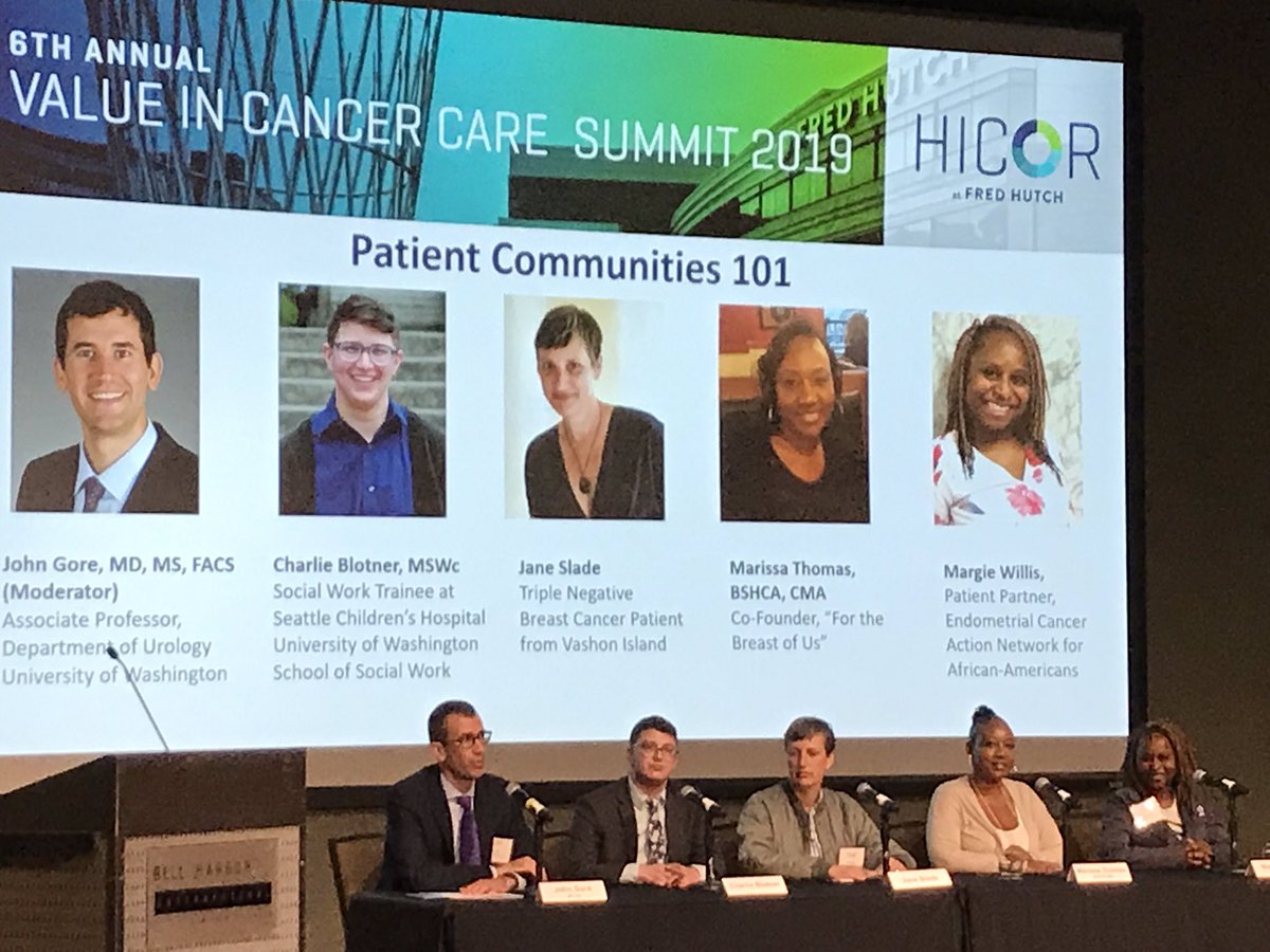 marissadt28's tweet photo. I had the honor and privilege to be apart of a Patient Focused Panel for @fredhutch this morning. My group discussed “Why patients seek support online during diagnosis”.
#ValueSummit2019 @thebreastofus https://t.co/7WA18sN0oF