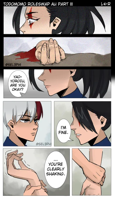 Roleswap AU Part 3 #轟百 #TodoMomo #BnHA 