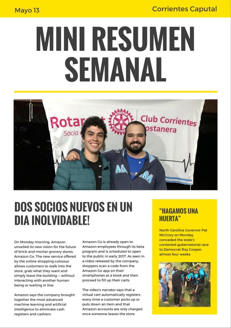 Nuestro resumen semanal!
Arrancamos el miércoles, yendo a la Escuela Santa Rita a dar una charla dobre huerta y luego una plantación de 🌳 🌲
El sábado fuimos a ecoparque un día de integración y lo mejor fue que sumamos dos socios más! Arturo y Mati 😃😃😃😃
