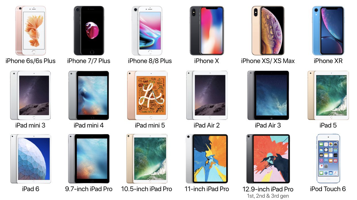 Uzivatel Apple Hub Na Twitteru According To French Blog Https T Co Hbec1xd6j8 Ios 13 Will Not Support The Iphone 5s Iphone 6 Iphone 6 Plus And Iphone Se The 1st Gen Ipad Air And