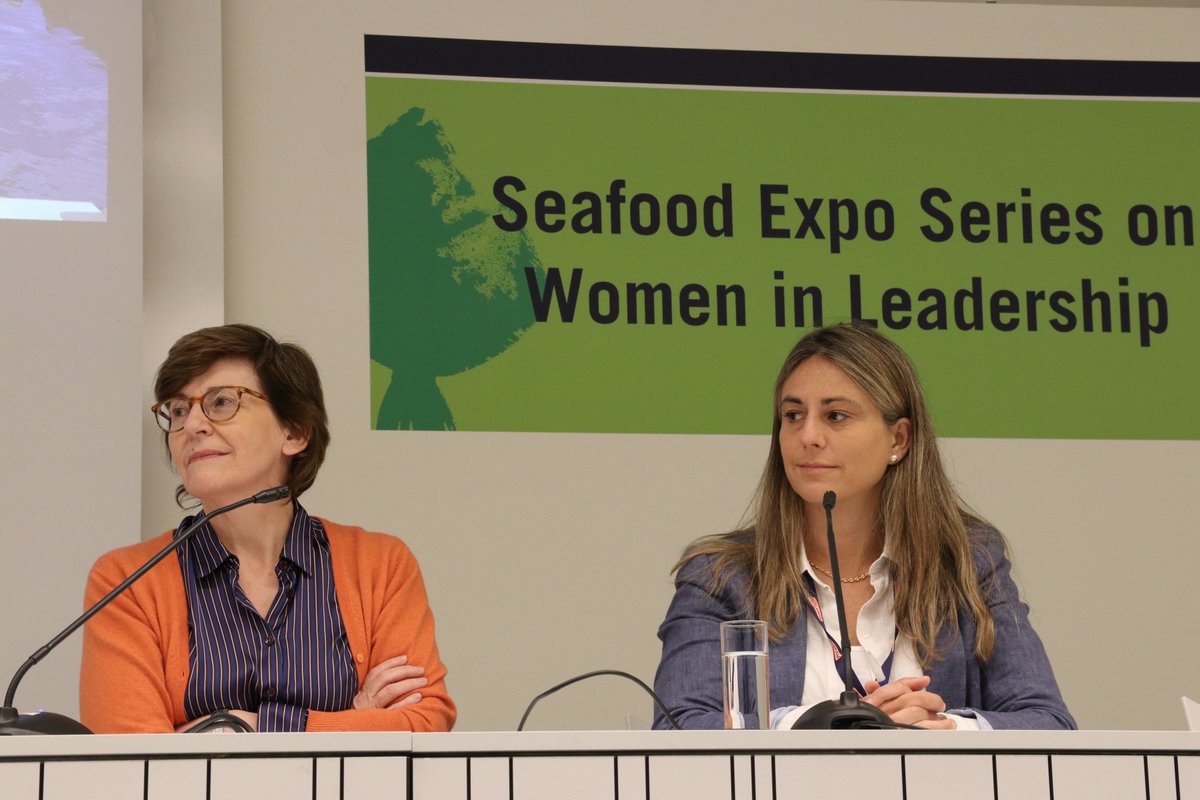 Canada2EU's tweet photo. Only 20 days until Canada hosts the #WomenDeliver conf and last week we were pleased to organise the 1st ever #WomeninSeafood event at the world’s largest seafood show #SEG19 to show why #GenderEqualityMatters in the fish and seafood industry https://t.co/rilc997JPM