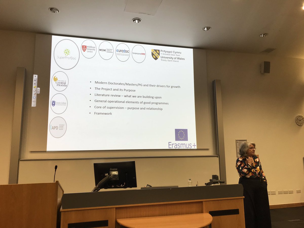 jeanalexis_JAS's tweet photo. « Excellent Practice in the #Supervision of Modern Practice Based Doctorates » #EFMDdoctoral keynote by @TravisFillery @SuperProfDoc 
-> knowing how professional learn and structure your practice https://t.co/vUysMwTALV