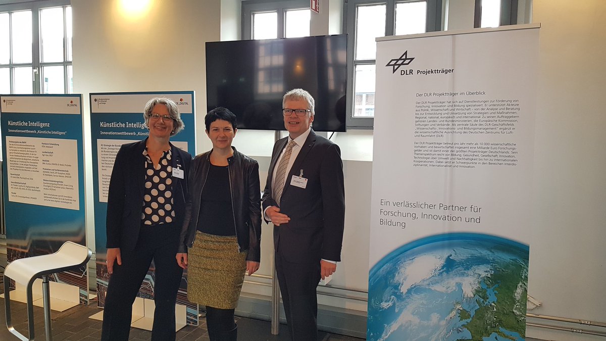 Der DLR Projektträger freut sich auf viele Besuche am KI Stand auf den Tagen der digitalen Technologien #TddT