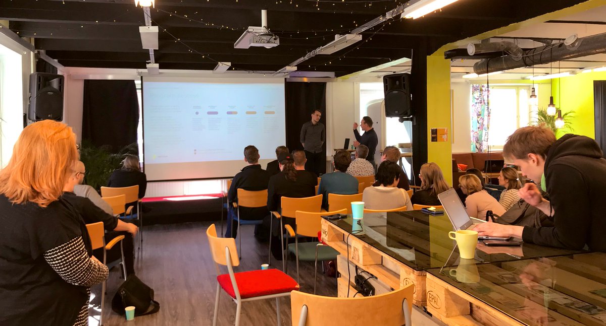 SparkUp Turku (@sparkupturku) on Twitter photo Turun startupit ja @TkuSciencePark tänään <a href="/BusinessTampere/">Business Tampere</a> en vieraina. 💚 Aluksi <a href="/TribeTampere/">TribeTampere</a> ja startup kiihdyttämöesittelyitä ja yhteistyömahdollisuuksien kartoitusta. Turun startupit ja @TkuSciencePark tänään <a href="/BusinessTampere/">Business Tampere</a> en vieraina. 💚 Aluksi <a href="/TribeTampere/">TribeTampere</a> ja startup kiihdyttämöesittelyitä ja yhteistyömahdollisuuksien kartoitusta.