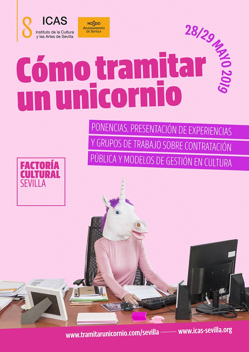 Nueva edición de “Cómo tramitar un unicornio" 🦄: ponencias y grupos de trabajo participativos sobre contratación pública y modelos de gestión en CULTURA.

28 y 29 de mayo | #FactoríaCultural
Programa e inscripciones: tramitarunicornio.com